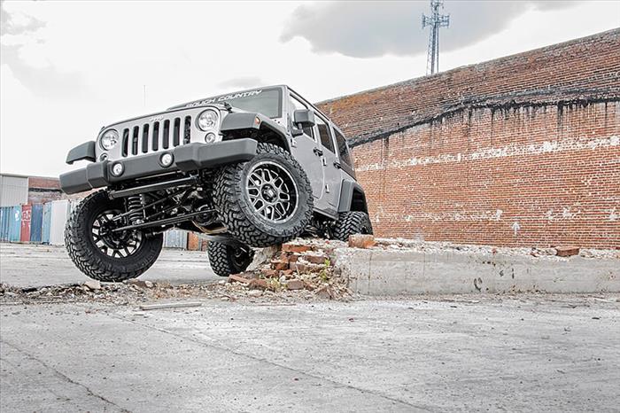 4 Inch Lift Kit M1 Jeep Wrangler Unlimited 2WD/4WD (2007-2018) Rough Country
