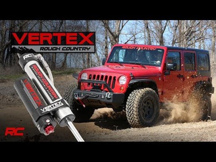 Jeep Front Adjustable Vertex Shocks (18-20 Wrangler JL For 6.0 Inch Lifts) Rough Country