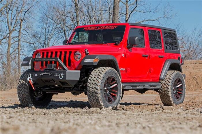 3.5 Inch Jeep Suspension Lift Kit Vertex Reservoir Stage 2 Coils & Control Arm Drop 18-20 Wrangler JL Unlimited Rubicon Rough Country