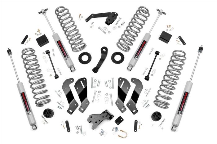 3.5 Inch Jeep Suspension Lift Kit Control Arm Drop 07-18 Wrangler JK Rough Country