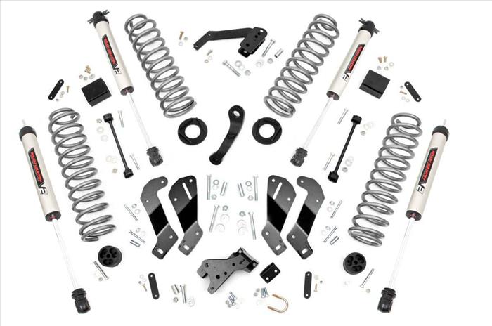 3.5 Inch Jeep Suspension Lift Kit w/V2 Shocks Control Arm Drop 07-18 Wrangler JK Unlimited Rough Country