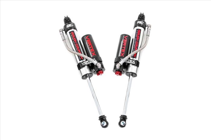 Jeep Rear Adjustable Vertex Shocks 07-18 Wrangler JK for 4 Inch Long Arm Lifts Rough Country