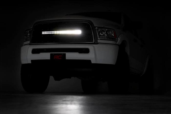 Mesh Grille 30 Inch Dual Row LED Black Ram 2500/3500 2WD/4WD (2013-2018) Rough Country