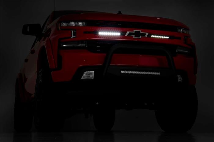 10 Inch Black Series LED Light Bar Slim Line Pair Rough Country