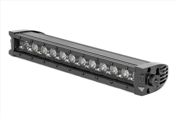 12 Inch Black Series LED Light Bar Single Row Cool White DRL Rough Country