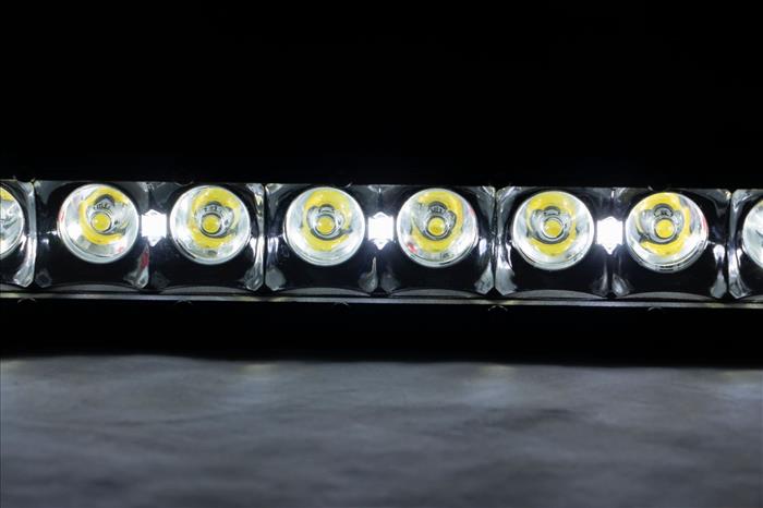 12 Inch Black Series LED Light Bar Single Row Cool White DRL Rough Country