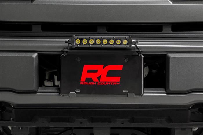 8 Inch Black Series LED Light Bar Single Row Cool White DRL Rough Country