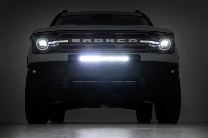20 Inch Black Series LED Light Bar Single Row Amber DRL Rough Country
