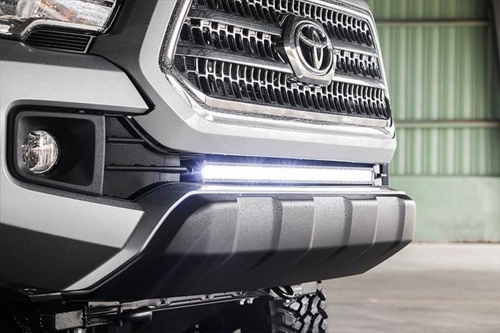 30 Inch Black Series LED Light Bar Single Row Cool White DRL Rough Country