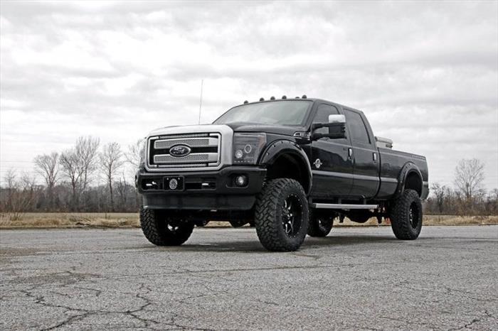 LED Light Kit Grill Mount 30 Inch Black Single Row Ford F-250/F-350 Super Duty (11-16) Rough Country