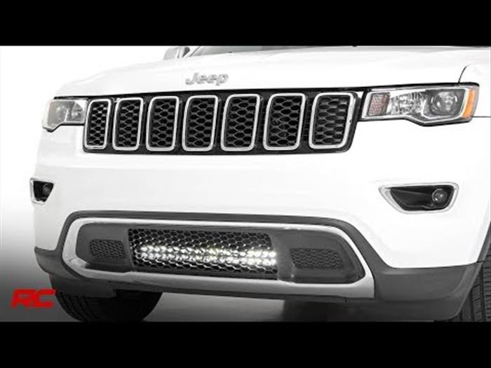 Jeep 20.0 Inch LED Bumper Kit Black Series w/ Cool White DRL 11-20 Jeep WK2 Grand Cherokee Rough Country