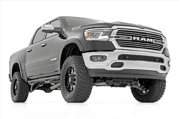 Dual 6in LED Grille Kit Chrome Slimline Ram 1500 2WD/4WD (2019-2024) Rough Country