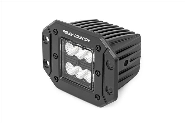 2 Inch Black Series LED Light Pods Spot Flush Mount Rough Country