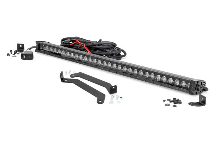 Subaru 30 Inch LED Bumper Kit (14-18 Forester Black Series w/ Cool White DRL) Rough Country