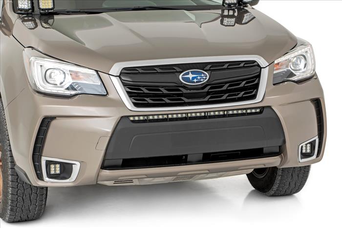 Subaru 30 Inch LED Bumper Kit (14-18 Forester Black Series w/ Cool White DRL) Rough Country
