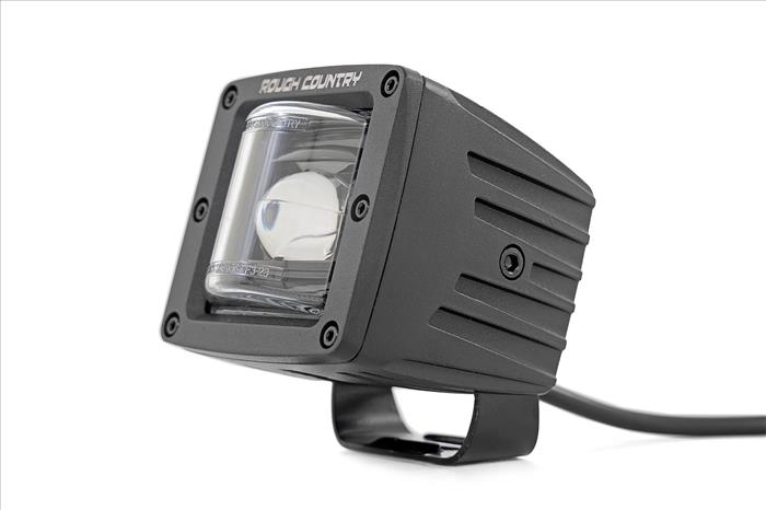 2 Inch Black Series LED Light Pods SAE Fog Yellow Rough Country