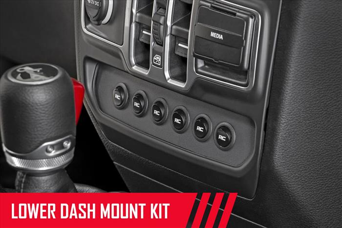 MLC-6 Muliple Light Controller Lower Dash Jeep Wrangler JL/Wrangler Unlimited (18-26) Rough Country