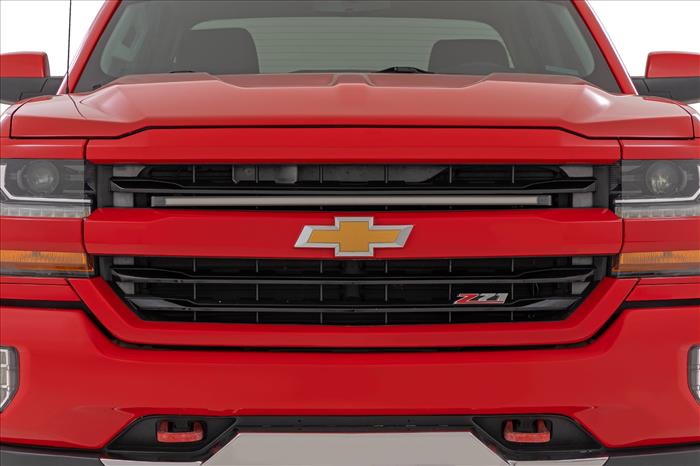LED Light Kit Grille Mount 30 Inch DRL Chevy Silverado 1500 (16-18) Rough Country