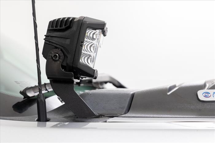 LED Light Kit Ditch Mount 3 Inch OSRAM Wide Chevy 1500 & Silverado/Sierra 2500HD/3500HD (07-14) Rough Country