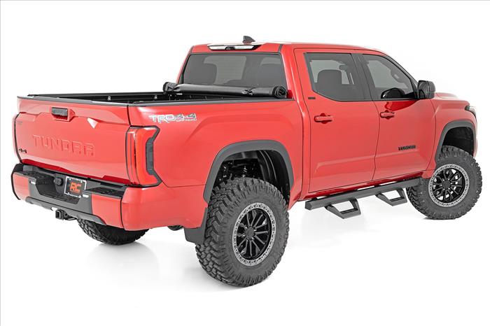 SRX2 Adj Aluminum Steps CrewMax Toyota Tundra 2WD/4WD (2022-2026) Rough Country