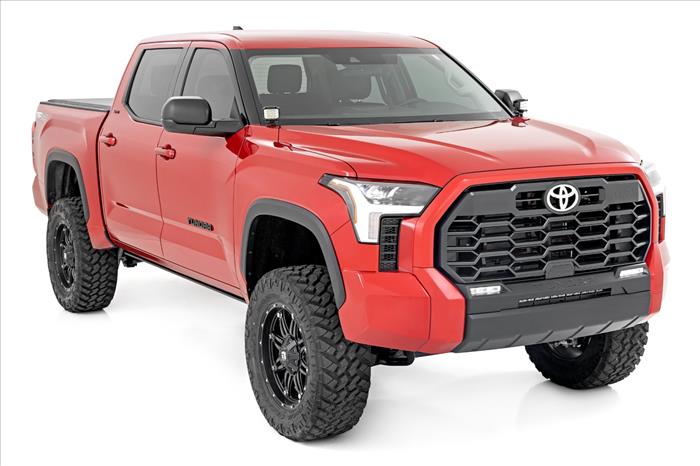 LED Light Kit Ditch Mount 3 Inch OSRAM Wide Toyota Tundra 2WD/4WD (22-26) Rough Country
