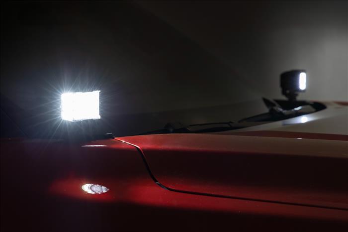 LED Light Kit Ditch Mount 3 Inch OSRAM Wide Toyota Tundra 2WD/4WD (22-26) Rough Country
