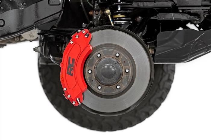 Caliper Cover Red Electric Parking Brakes Ford Expedition (18-23)/F-150 (15-20) Rough Country