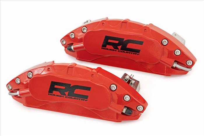 Caliper Covers Rear Red Ford F-150 2WD/4WD (2021-2025) Rough Country