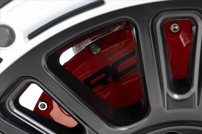 Caliper Covers Front and Rear Red Ford Bronco 4WD (2021-2025) Rough Country