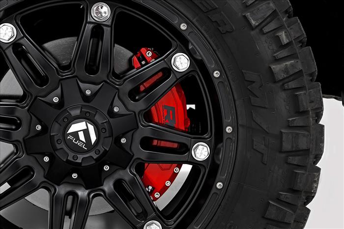 Caliper Covers Front and Rear Red Toyota Tundra 2WD/4WD (2022-2026) Rough Country