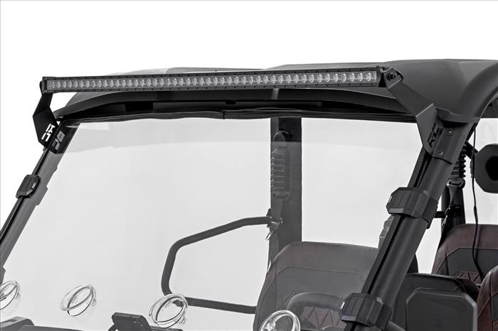 LED Light Mount 50 Inch Black Single Row CFMOTO UFORCE U10 Pro Rough Country