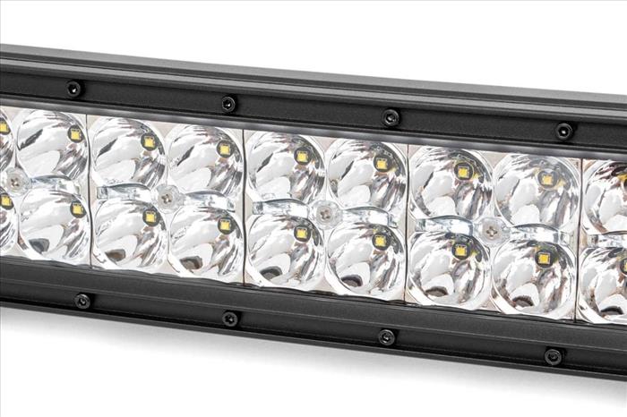 30 Inch Chrome Series LED Light Bar Curved Dual Row Cool White DRL Rough Country