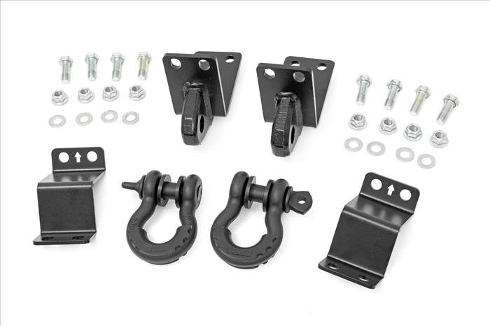 Rear Shackle Kit D-Ring Combo Toyota Tacoma 2WD/4WD (2024-2026) Rough Country