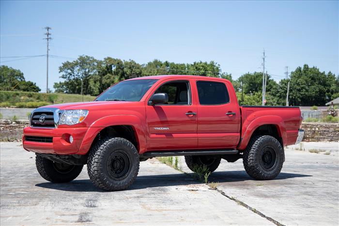 3.5 Inch Lift Kit Red UCA Vertex/V2 w/ Rear Leaf Springs Toyota Tacoma 2WD/4WD (2005-2023) Rough Country
