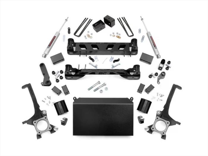 4 Inch Toyota Suspension Lift Kit w/N3 Shocks 16-20 Tundra 4WD/2WD Rough Country