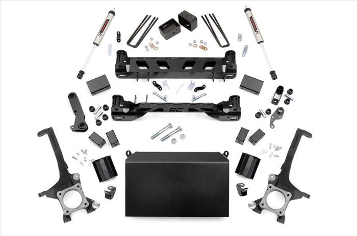 4 Inch Toyota Suspension Lift Kit w/V2 Shocks 16-20 Tundra 4WD/2WD Rough Country