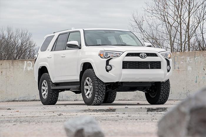 3 Inch Lift Kit Upper Control Arms RR Coils Vertex Red Toyota 4Runner (10-24) Rough Country