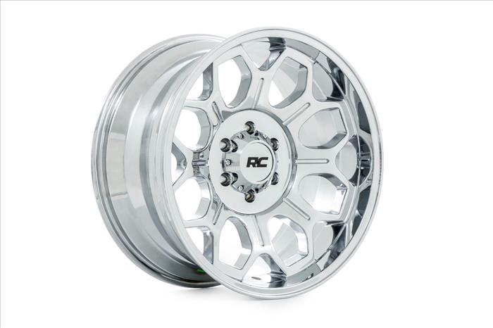77 Series Wheel One-Piece Chrome 20x10 6x5.5 -25mm Rough Country