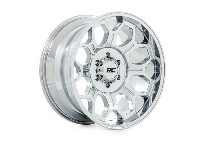 77 Series Wheel One-Piece Chrome 22x12 8x180 -44mm Rough Country