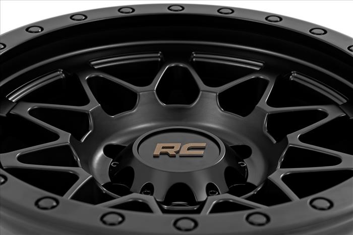 78 Series Wheel Simulated Beadlock Black 18x9 6x135 0mm Rough Country