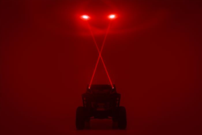 Laser Whip Light Kit RGBW 2400 Lumens Pair Rough Country