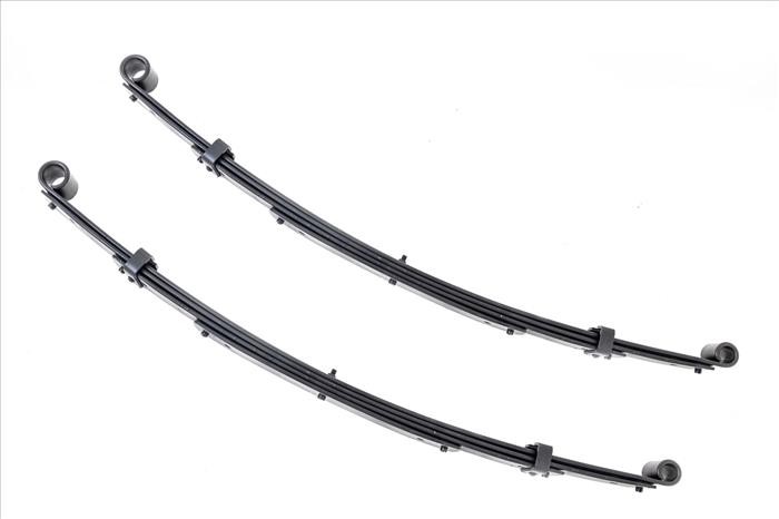 Front Leaf Springs 2 Inch Lift Pair 73-91 GMC Half-Ton Suburban 4WD Rough Country