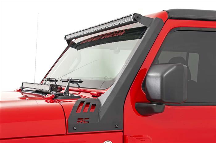 LED Light Kit Windshield 50 Inch Spectrum Single Row Jeep Gladiator JT/Wrangler JL (18-26) Rough Country