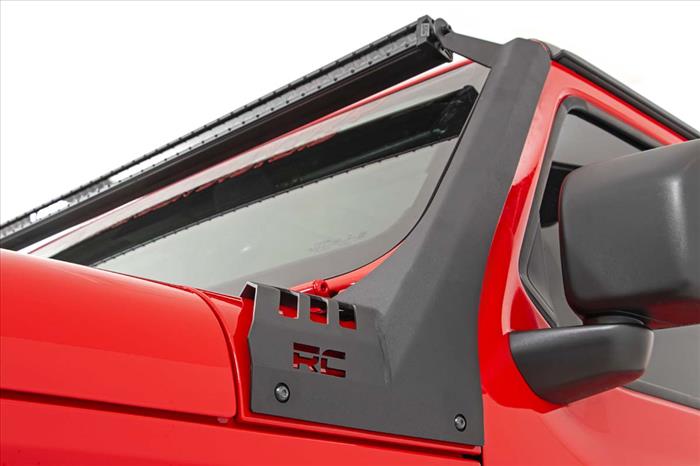 LED Light Kit Windshield 50 Inch Spectrum Dual Row Jeep Gladiator JT/Wrangler JL (18-26) Rough Country