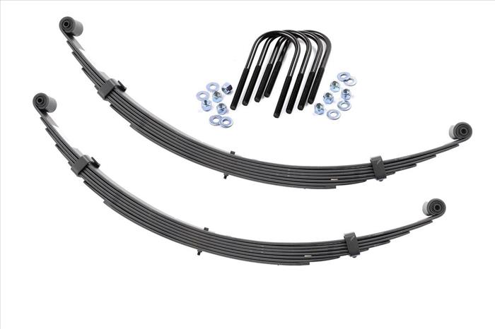 Front Leaf Springs 2.5 Inch Lift Pair 71-80 International Scout II Rough Country