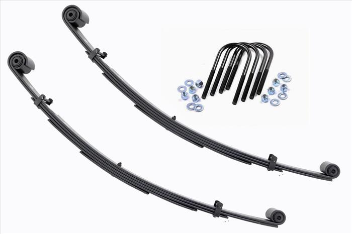 Front Leaf Springs 2.5 Inch Lift Pair 00-05 Ford Excursion/99-04 Super Duty Rough Country