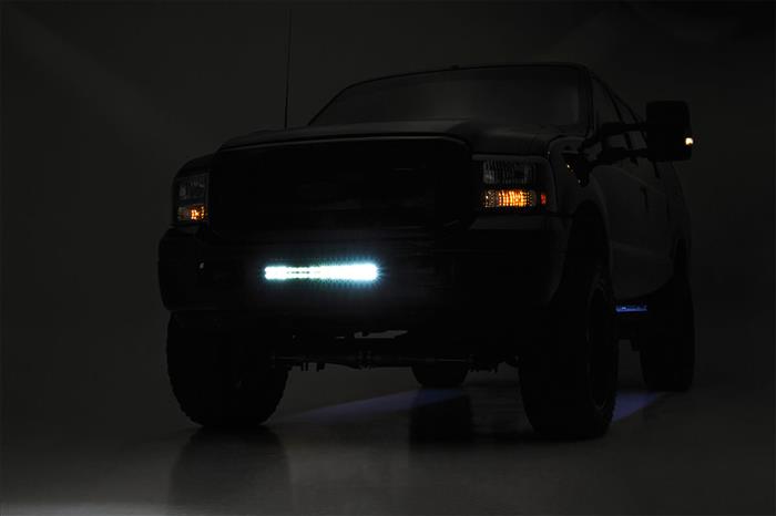 LED Light Kit Bumper Mount 20 Inch Spectrum Dual Row Ford F-250/F-350 Super Duty (05-07) Rough Country