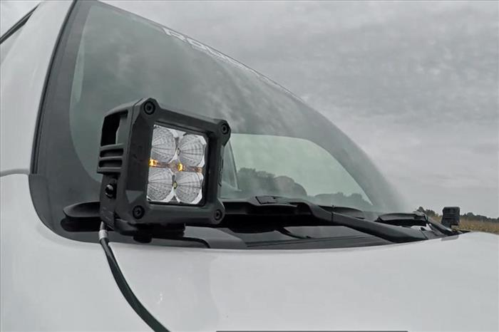 LED Light Kit Ditch Mount 2 Inch Spectrum Spot Pair Toyota 4Runner (10-24) Rough Country