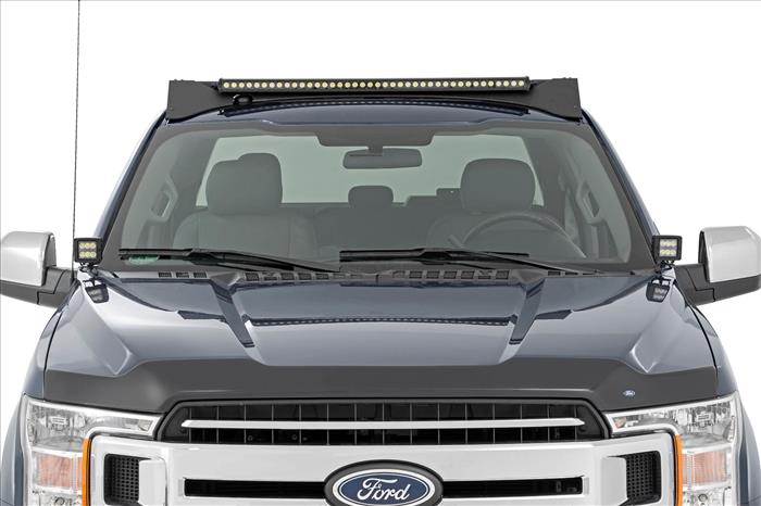 LED Light Kit Ditch Mount 2 Inch Spectrum Pair Spot Ford F-150 (15-26)/F-150 Lightning (22-26) Rough Country