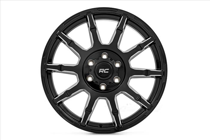 83 Series Wheel One-Piece Gloss Black 17x9 6x135 +0mm Rough Country